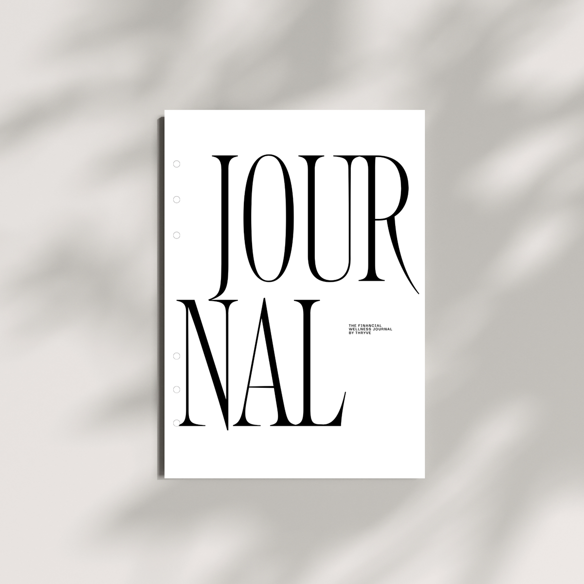Financial Wellness Journal Inserts • 4-Month Refill