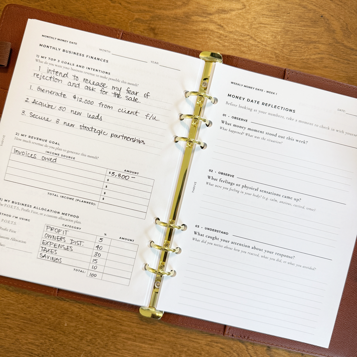 Financial Wellness Journal • 12-Month Set