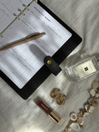 PLACEHOLDER: Binder styled flat lay