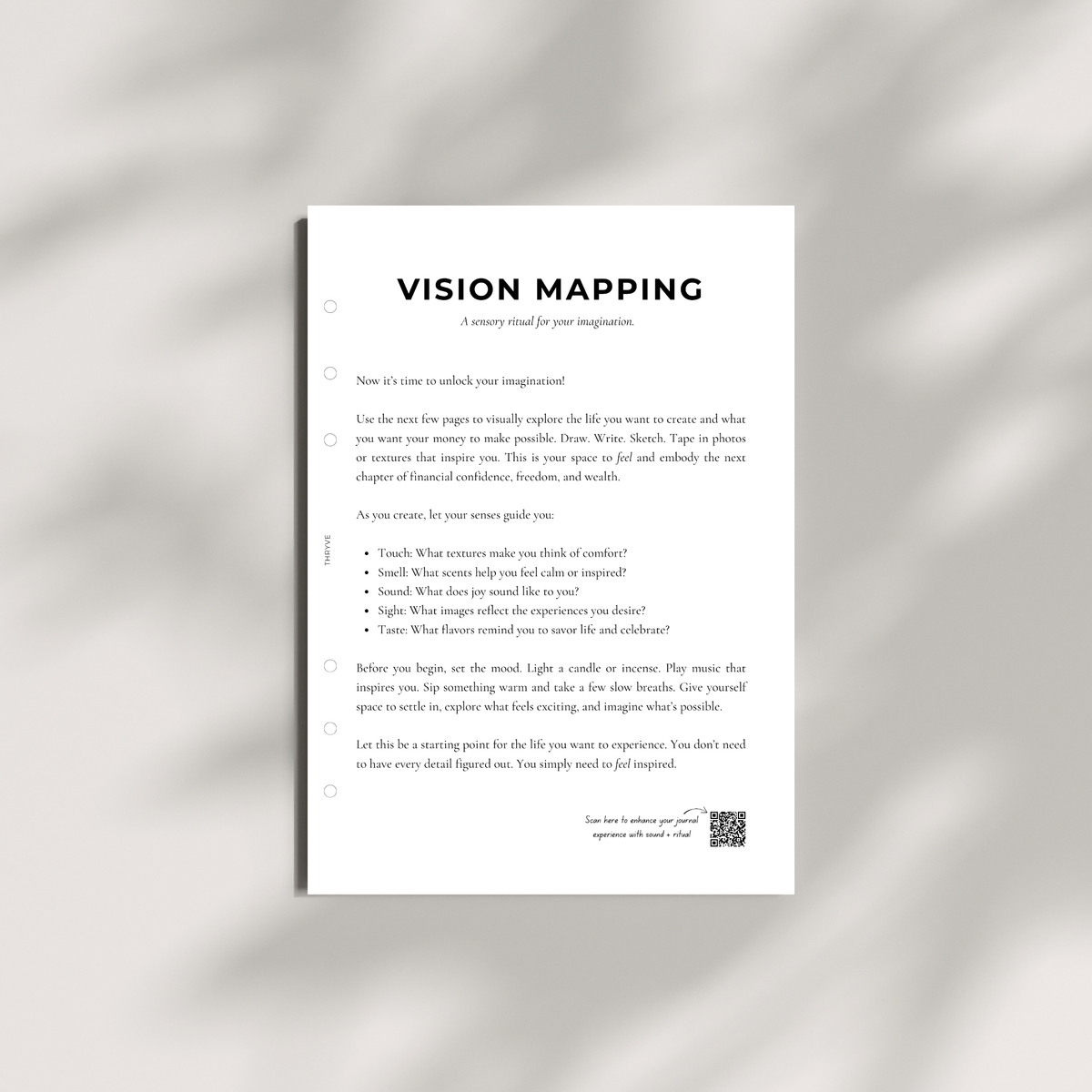 Inside the journal: Vision mapping